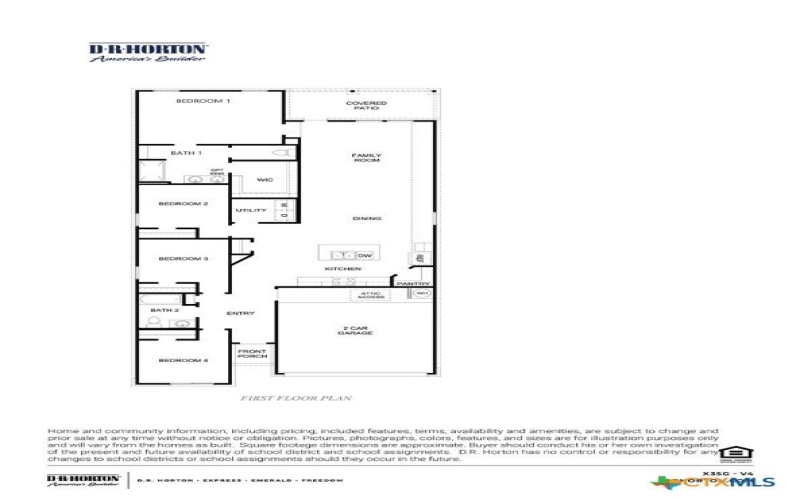 350 Dobson Drive, Killeen, TX 76549, 4 Bedrooms Bedrooms, ,2 BathroomsBathrooms,Residential,For Sale,350 Dobson Drive,0,598654