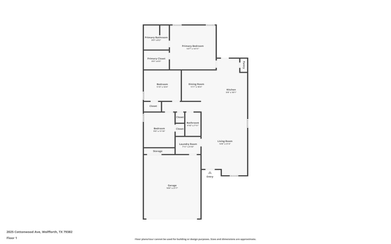 2025 Cottonwood Avenue, Wolfforth, TX 79382, 3 Habitaciones Habitaciones , ,2 BañosBaños,Residential,En Venta,2025 Cottonwood Avenue,0,202563502