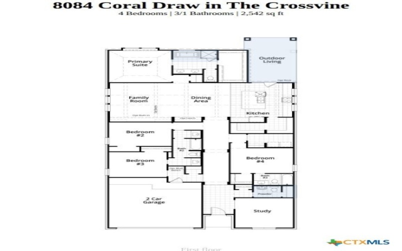 8084 Coral Draw, Schertz, TX 78154, 4 Habitaciones Habitaciones , ,3 BañosBaños,Residential,En Venta,8084 Coral Draw,0,599112