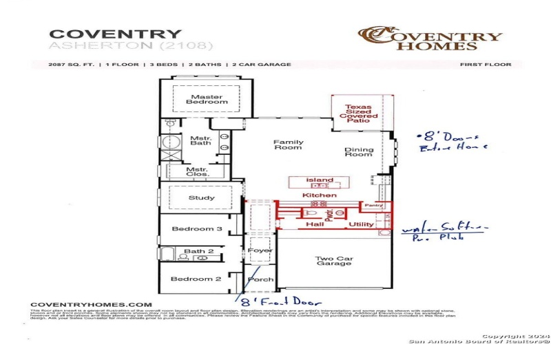 2612 Sueno Point, San Antonio, TX 78245, 3 Habitaciones Habitaciones , ,2 BañosBaños,Residential,En Venta,2612 Sueno Point,0,1823910