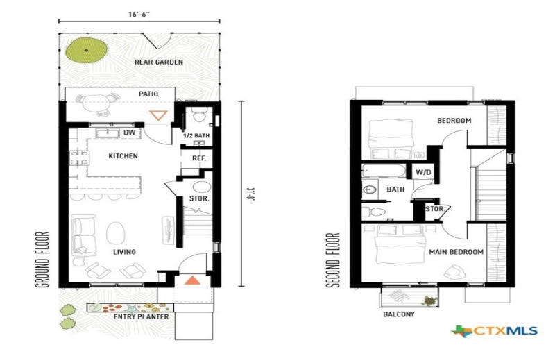 102 Lively Lane unit: B #B, San Marcos, TX 78666, 2 Habitaciones Habitaciones , ,1 BañoBaños,Residential,En Venta,102 Lively Lane unit: B,0,576030