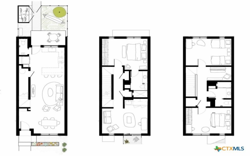 1909 Dutton Drive unit: B #B, San Marcos, TX 78666, 3 Habitaciones Habitaciones , ,2 BañosBaños,Residential,En Venta,1909 Dutton Drive unit: B,0,576508