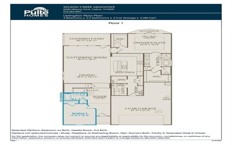 2918 Cliffside Drive, Celina, TX 75009, 5 Habitaciones Habitaciones , ,5 BañosBaños,Residential,En Venta,2918 Cliffside Drive,0,21125960
