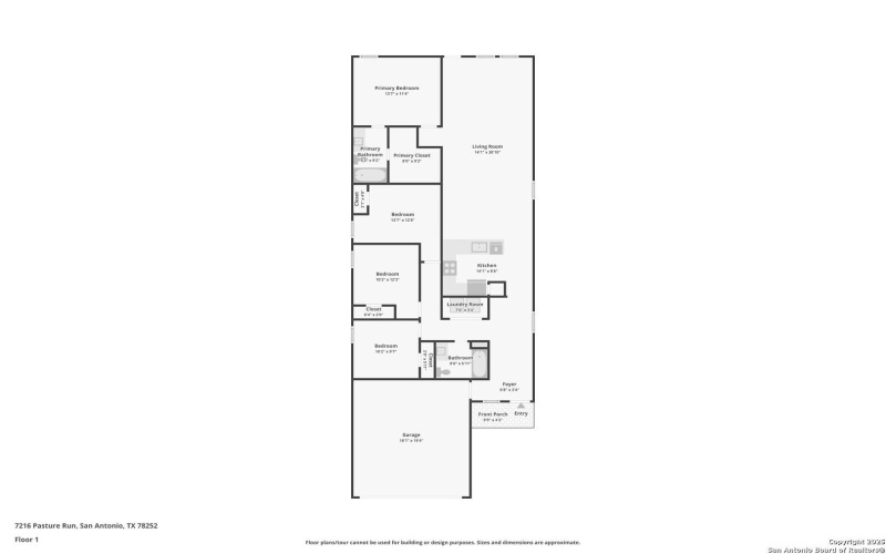 7216 Pasture Run, San Antonio, TX 78252, 4 Bedrooms Bedrooms, ,2 BathroomsBathrooms,Residential,For Sale,7216 Pasture Run,0,1926101