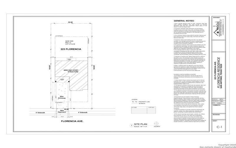 223 Florencia Ave, San Antonio, TX 78228, 3 Bedrooms Bedrooms, ,2 BathroomsBathrooms,Residential,For Sale,223 Florencia Ave,0,1847614