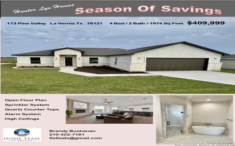 173 Pine Valley Dr, La Vernia, TX 78121, 4 Bedrooms Bedrooms, ,2 BathroomsBathrooms,Residential,For Sale,173 Pine Valley Dr,0,1893268