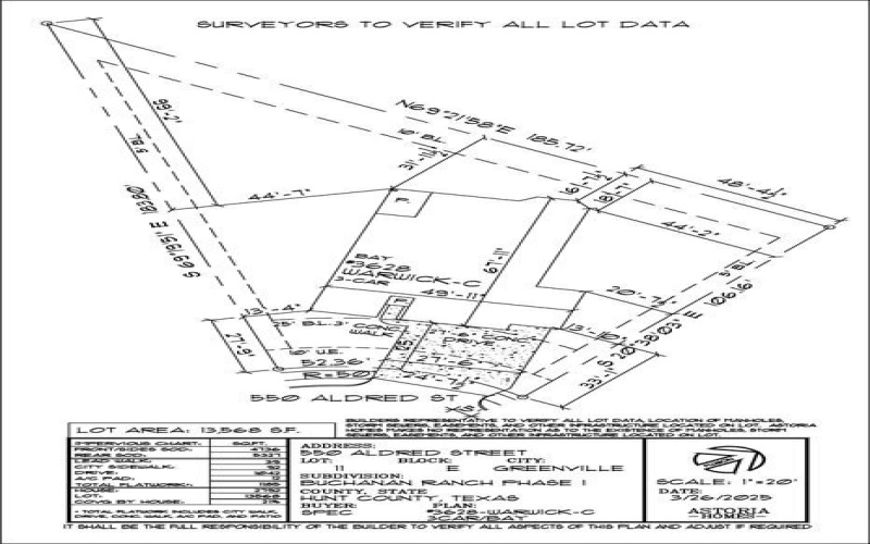 550 Aldred Street, Greenville, TX 75401, 5 Habitaciones Habitaciones , ,5 BañosBaños,Residential,En Venta,550 Aldred Street,0,21090050
