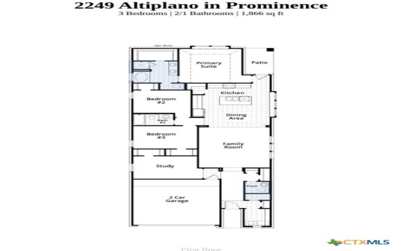 2249 Altiplano, San Antonio, TX 78245, 3 Bedrooms Bedrooms, ,2 BathroomsBathrooms,Residential,For Sale,2249 Altiplano,0,600243