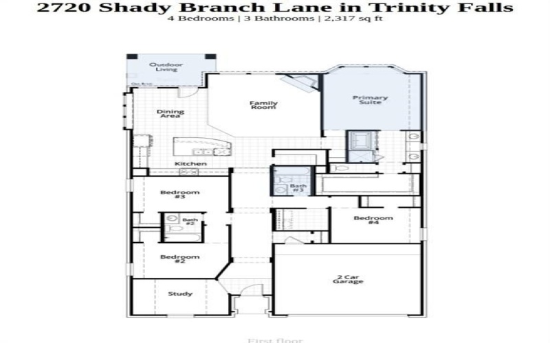 2720 Shady Branch Lane, McKinney, TX 75071, 4 Bedrooms Bedrooms, ,3 BathroomsBathrooms,Residential,For Sale,2720 Shady Branch Lane,0,21133876