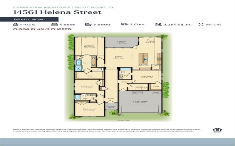 14561 Helena Street, Pilot Point, TX 75009, 4 Habitaciones Habitaciones , ,3 BañosBaños,Residential,En Venta,14561 Helena Street,0,21134365