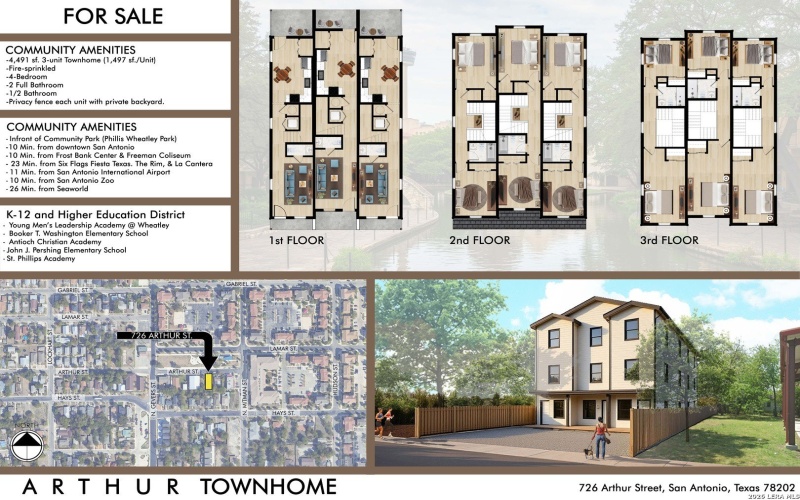 726 Arthur St., San Antonio, TX 78202, ,Residential Multi Family,En Venta,726 Arthur St.,0,1929994