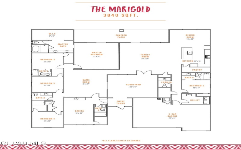 151 White Oaks Trail, Sunland Park, NM 88008, 6 Habitaciones Habitaciones , ,6 BañosBaños,Residential,En Venta,151 White Oaks Trail,0,935887