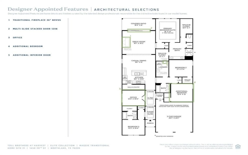 1450 20th Street, Northlake, TX 76226, 4 Bedrooms Bedrooms, ,3 BathroomsBathrooms,Residential,For Sale,1450 20th Street,0,21144896