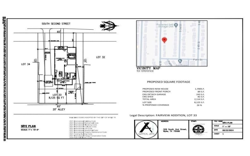 329 S 2nd Street, Wylie, TX 75098, 3 Bedrooms Bedrooms, ,2 BathroomsBathrooms,Residential,For Sale,329 S 2nd Street,0,21057397