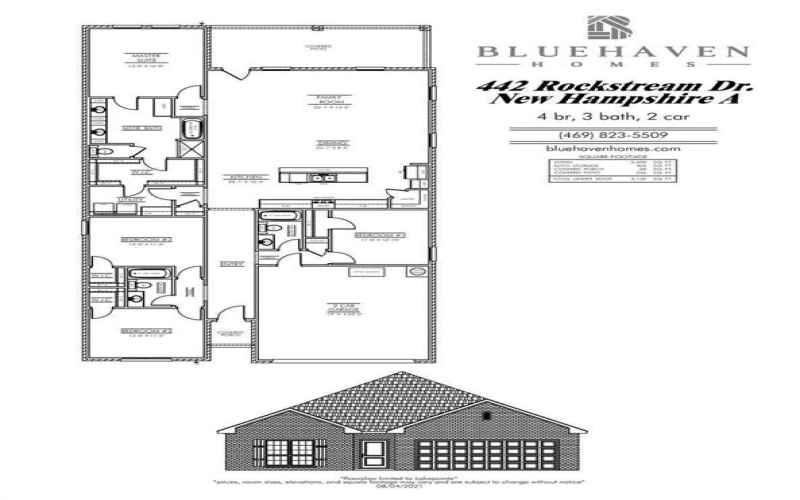442 Rockstream Drive, Lavon, TX 75166, 4 Habitaciones Habitaciones , ,3 BañosBaños,Residential,En Venta,442 Rockstream Drive,0,21148312