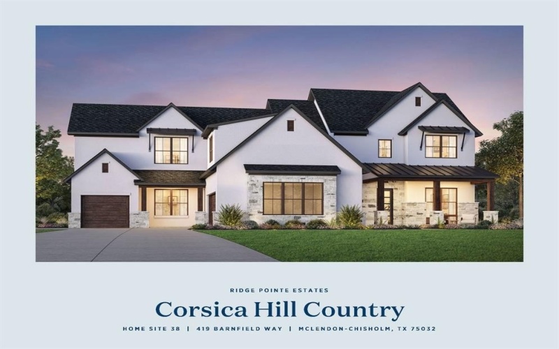 419 Barnfield Way, McLendon Chisholm, TX 75032, 5 Bedrooms Bedrooms, ,6 BathroomsBathrooms,Residential,For Sale,419 Barnfield Way,0,21152523