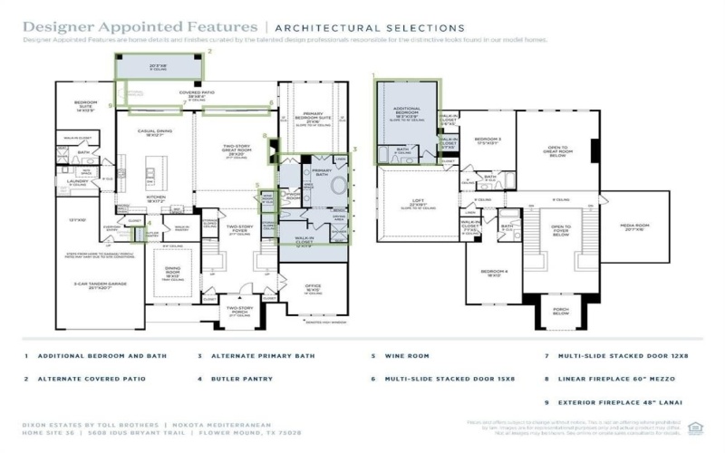 5608 Idus Bryant Trail, Flower Mound, TX 75028, 5 Bedrooms Bedrooms, ,6 BathroomsBathrooms,Residential,For Sale,5608 Idus Bryant Trail,0,21153254