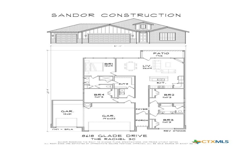 8618 Glade Drive, Temple, TX 76502, 4 Bedrooms Bedrooms, ,2 BathroomsBathrooms,Residential,For Sale,8618 Glade Drive,0,601967