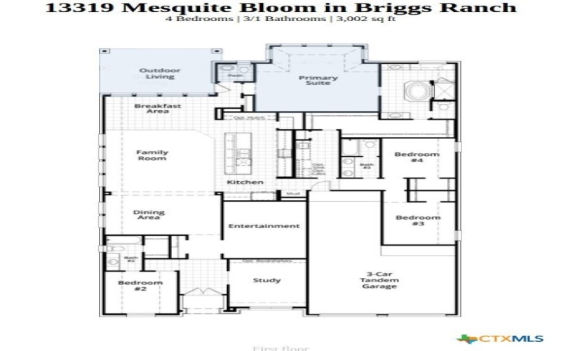 13319 Mesquite Bloom, San Antonio, TX 78245, 4 Bedrooms Bedrooms, ,3 BathroomsBathrooms,Residential,For Sale,13319 Mesquite Bloom,0,601957