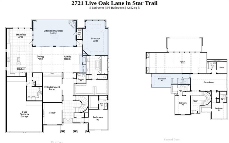 2721 Live Oak Lane, Prosper, TX 75078, 5 Bedrooms Bedrooms, ,6 BathroomsBathrooms,Residential,For Sale,2721 Live Oak Lane,0,21154387