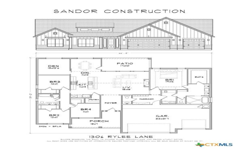 1306 Rylee Lane, Salado, TX 76571, 4 Habitaciones Habitaciones , ,2 BañosBaños,Residential,En Venta,1306 Rylee Lane,0,602161