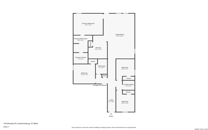 116 Ellendale Place, Fredericksburg, TX 78624, 4 Bedrooms Bedrooms, ,2 BathroomsBathrooms,Residential,For Sale,116 Ellendale Place,0,1934780