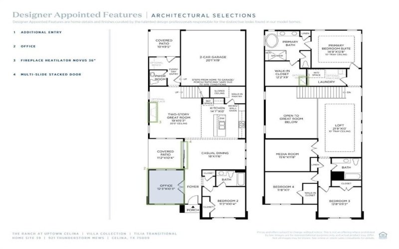 921 Thunderstorm Mews, Celina, TX 75009, 4 Habitaciones Habitaciones , ,3 BañosBaños,Residential,En Venta,921 Thunderstorm Mews,0,21157625