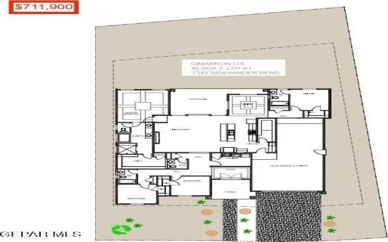 7342 SIDEWINDER BEND Drive, El Paso, TX 79911, 4 Bedrooms Bedrooms, ,3 BathroomsBathrooms,Residential,For Sale,7342 SIDEWINDER BEND Drive,0,937166