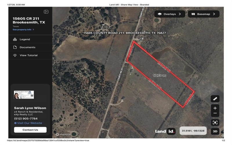 15605 County Road 211, Brookesmith, TX 76827, ,Land,For Sale,15605 County Road 211,0,21159304