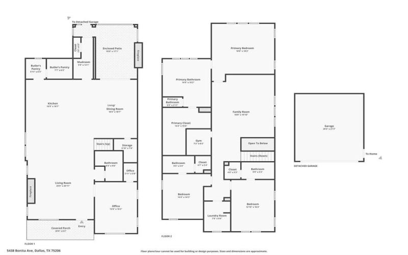 5438 Bonita Avenue, Dallas, TX 75206, 4 Habitaciones Habitaciones , ,5 BañosBaños,Residential,En Venta,5438 Bonita Avenue,0,21163511