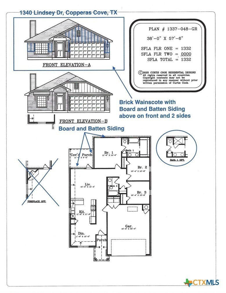 1340 Lindsey Drive, Copperas Cove, TX 76522, 3 Bedrooms Bedrooms, ,2 BathroomsBathrooms,Residential,For Sale,1340 Lindsey Drive,0,603257