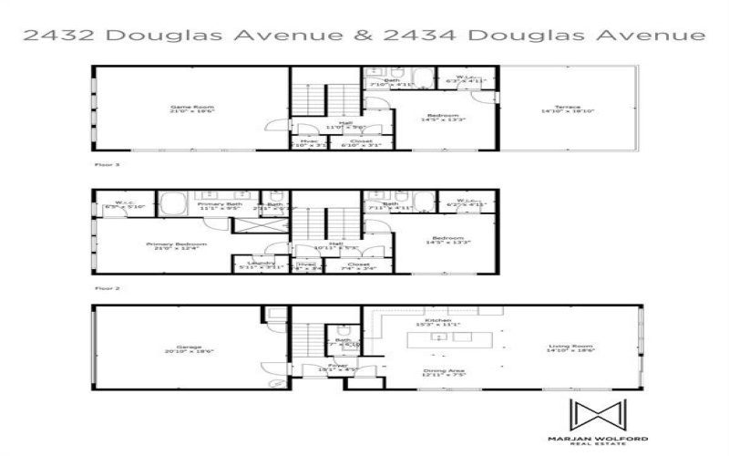 2432/2434 Douglas Avenue, Dallas, TX 75219, 6 Habitaciones Habitaciones , ,7 BañosBaños,Residential Multi Family,En Venta,2432/2434 Douglas Avenue,0,21157911