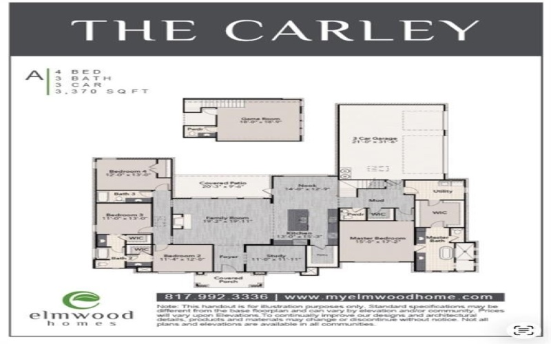 193 Overlook Drive, Aledo, TX 76008, 4 Habitaciones Habitaciones , ,3 BañosBaños,Residential,En Venta,193 Overlook Drive,0,21167868