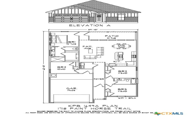 1718 Paint Horse Trail, Harker Heights, TX 76548, 4 Habitaciones Habitaciones , ,2 BañosBaños,Residential,En Venta,1718 Paint Horse Trail,0,603646