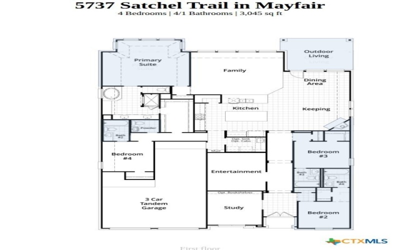 5737 Satchel Trail, New Braunfels, TX 78130, 4 Bedrooms Bedrooms, ,5 BathroomsBathrooms,Residential,For Sale,5737 Satchel Trail,0,604231