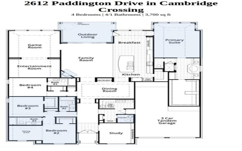 2612 Paddington Drive, Celina, TX 75009, 4 Habitaciones Habitaciones , ,5 BañosBaños,Residential,En Venta,2612 Paddington Drive,0,21176477