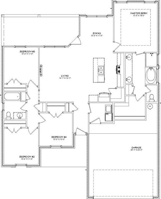 7666 Wildflower Way, Abilene, TX 79602, 4 Habitaciones Habitaciones , ,2 BañosBaños,Residential,En Venta,7666 Wildflower Way,0,21177899