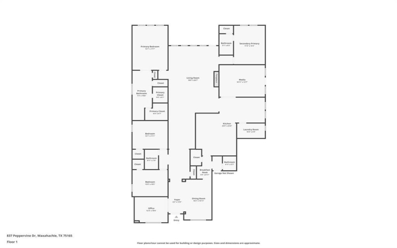 837 Peppervine Drive, Waxahachie, TX 75165, 4 Bedrooms Bedrooms, ,3 BathroomsBathrooms,Residential,For Sale,837 Peppervine Drive,0,21176634