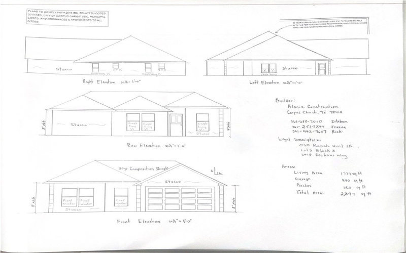 2418 Reyhans Way, Corpus Christi, TX 78418, 3 Habitaciones Habitaciones , ,2 BañosBaños,Residential,En Venta,2418 Reyhans Way,0,471606