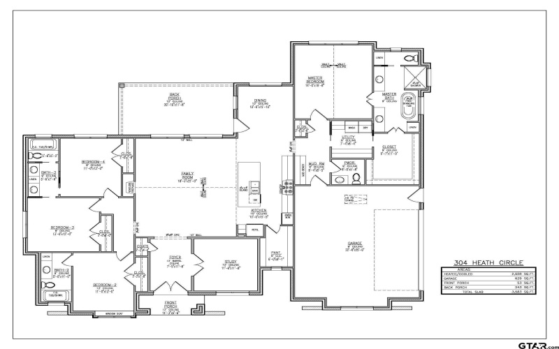 304 Heath Circle, Bullard, TX 75757, 4 Bedrooms Bedrooms, ,3 BathroomsBathrooms,Residential,For Sale,304 Heath Circle,0,26002561