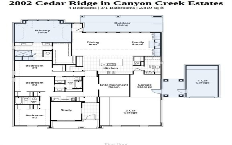 2802 Cedar Ridge, Sherman, TX 75092, 4 Habitaciones Habitaciones , ,3 BañosBaños,Residential,En Venta,2802 Cedar Ridge,0,21189393