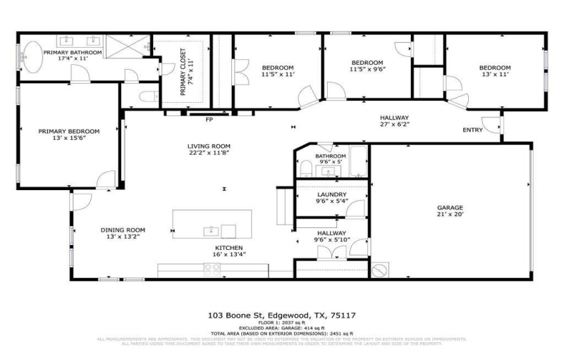103 Boone Street, Edgewood, TX 75117, 4 Habitaciones Habitaciones , ,2 BañosBaños,Residential,En Venta,103 Boone Street,0,21190799