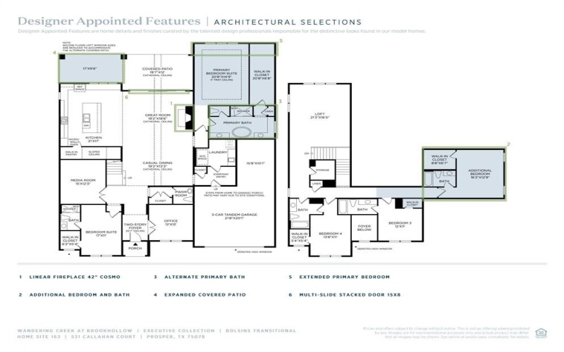 531 Callahan Court, Prosper, TX 75078, 5 Bedrooms Bedrooms, ,6 BathroomsBathrooms,Residential,For Sale,531 Callahan Court,0,21197677