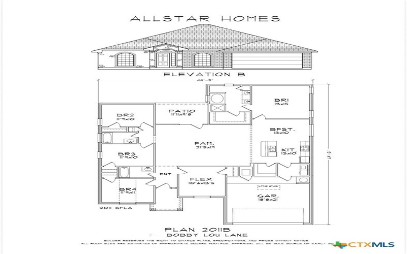 614 Bobby Lou Lane, Copperas Cove, TX 76522, 5 Habitaciones Habitaciones , ,3 BañosBaños,Residential,En Venta,614 Bobby Lou Lane,0,606312