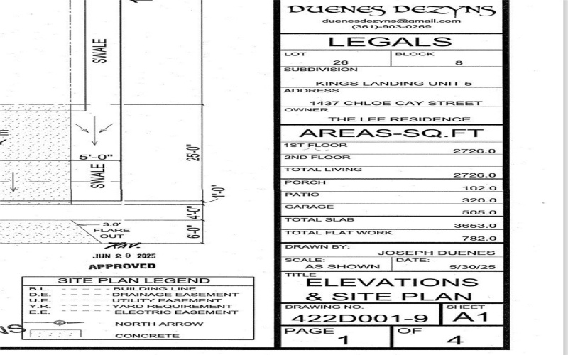 1437 Chloe Cay St., Corpus Christi, TX 78415, 4 Habitaciones Habitaciones , ,3 BañosBaños,Residential,En Venta,1437 Chloe Cay St.,0,472858
