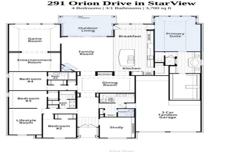 291 Orion Drive, Prosper, TX 75078, 4 Bedrooms Bedrooms, ,3 BathroomsBathrooms,Residential,For Sale,291 Orion Drive,0,21204030