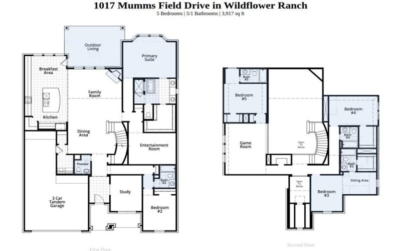 1017 Mumms Field Drive, Fort Worth, TX 76247, 5 Habitaciones Habitaciones , ,6 BañosBaños,Residential,En Venta,1017 Mumms Field Drive,0,21204367