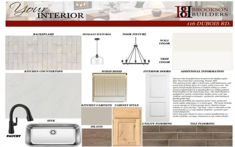 116 Dubois Road, Poolville, TX 76487, 4 Habitaciones Habitaciones , ,3 BañosBaños,Residential,En Venta,116 Dubois Road,0,21205370