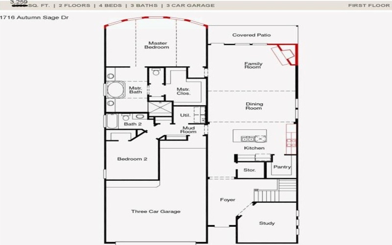 1716 Autumn Sage Drive, Argyle, TX 76226, 4 Bedrooms Bedrooms, ,3 BathroomsBathrooms,Residential,For Sale,1716 Autumn Sage Drive,0,21205427