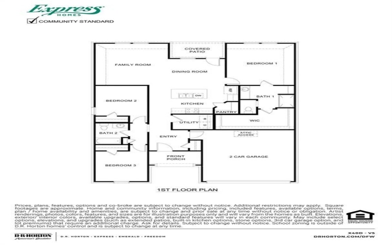 1427 Canongate Drive, Crandall, TX 75114, 3 Habitaciones Habitaciones , ,2 BañosBaños,Residential,En Venta,1427 Canongate Drive,20712447